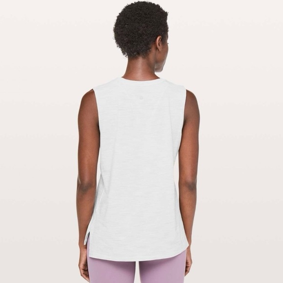Lululemon Love Sleeveless Tank in 3 Colour Space Dye Ice Grey Alpine White - Picture 2 of 9